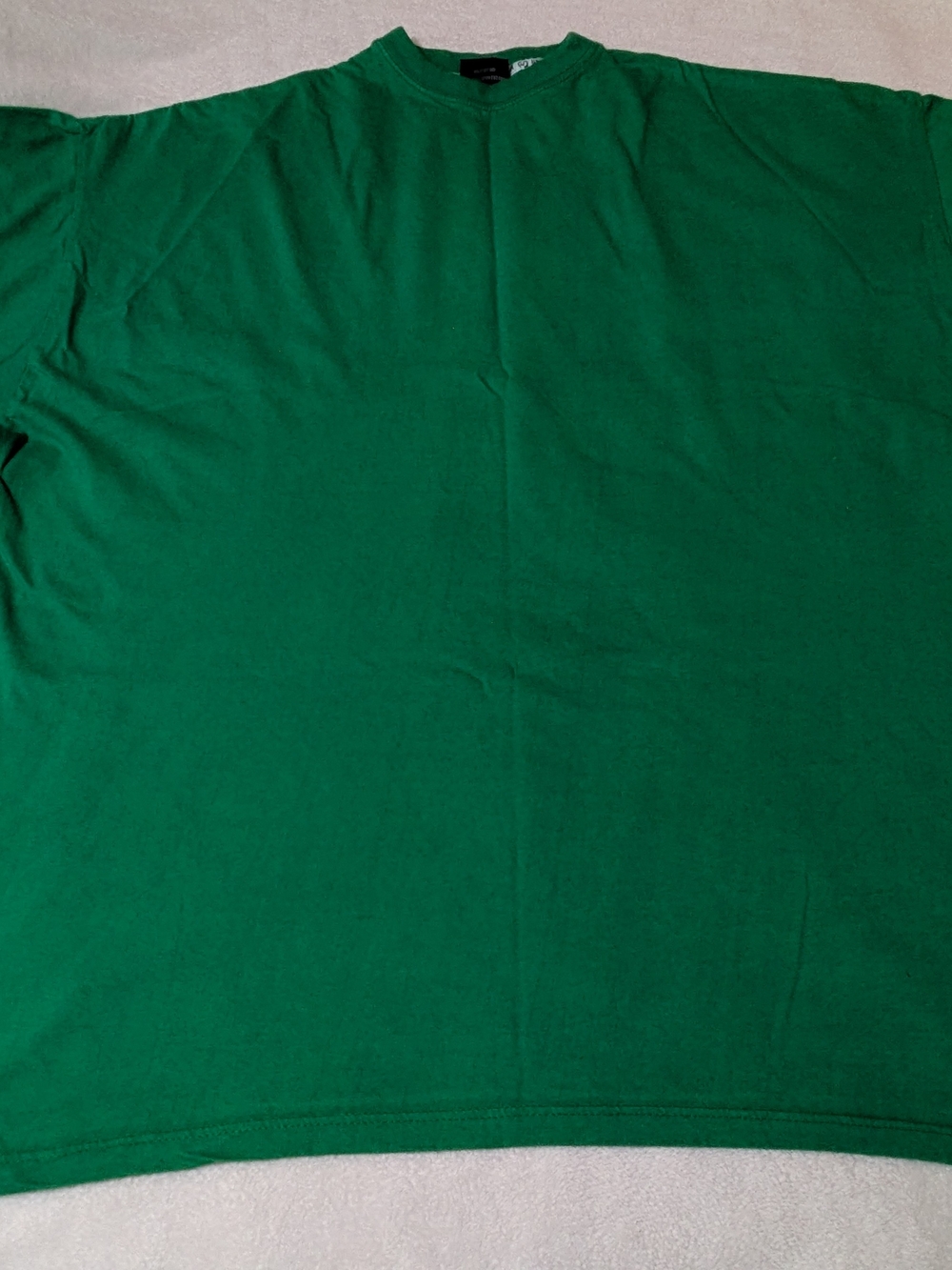 United USA Shirt Mens 5XL Kelly Green Blank Plain Heavyweight Cotton Tee Crew